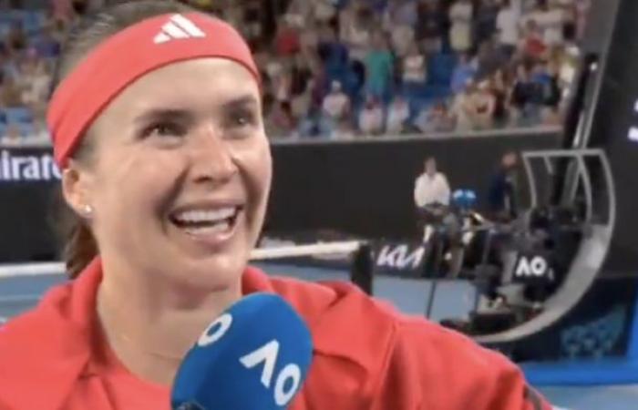 Australian Open > Elina Svitolina, after beating like her husband, Monfils, the 4th in the world: “I could say that I was inspired by Gaël’s victory. But to be honest, I was so bad in the first set, so I don’t think so”