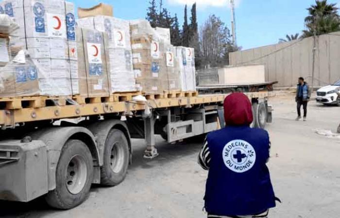 600 humanitarian aid trucks from the first day of the ceasefire