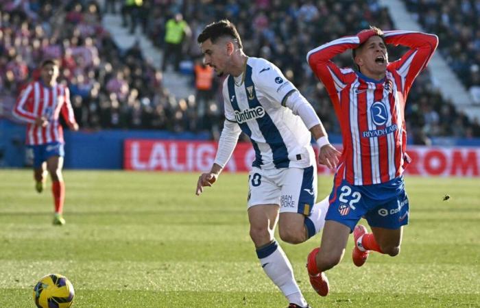 end of series for Atlético Madrid, beaten in Leganés (1-0)