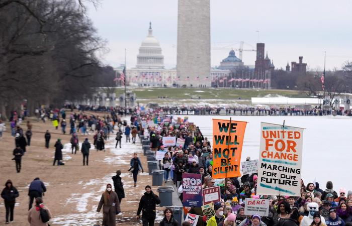 Thousands of demonstrators against Trump in the streets of Washington (PHOTOS)