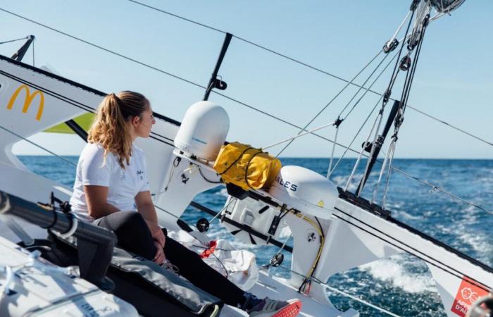 In the Vendée Globe, Violette Dorange valiantly sails back across the Atlantic aboard her “tired” monohull