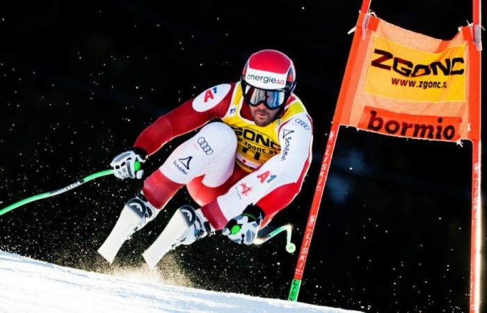 Departure of the men in Wengen