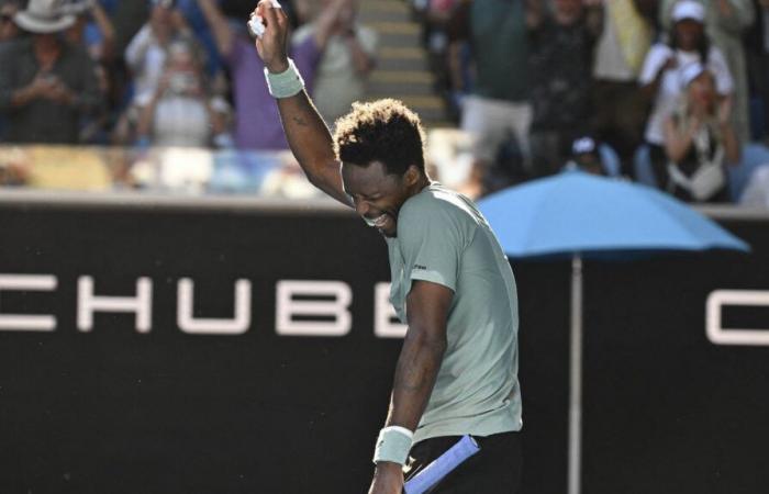 how to explain the state of grace of Gaël Monfils, qualified in the round of 16?