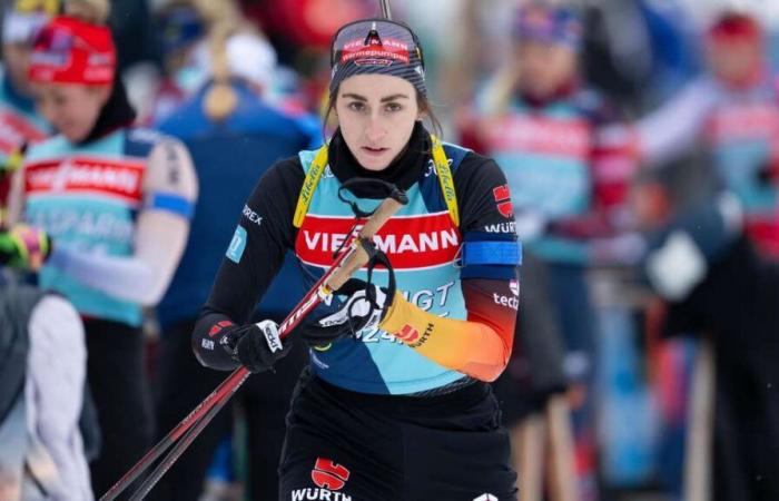 Women's relay in Ruhpolding