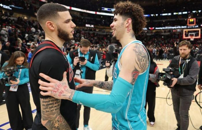 LaMelo’s strong game includes ‘great’ reunion with brother Lonzo