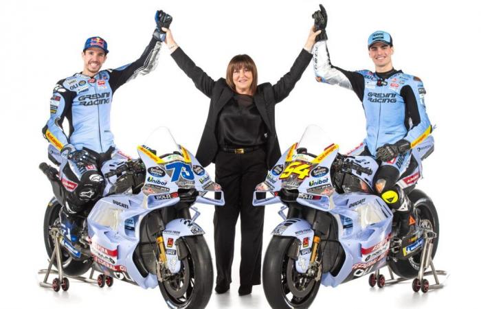 Pastel blue and quicksilver for Gresini Racing MotoGP™ in 2025