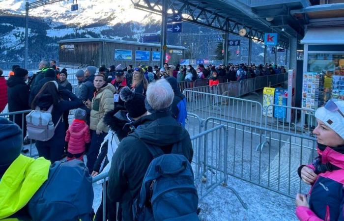 Ski: wind caused delays but “no chaos” in Wengen