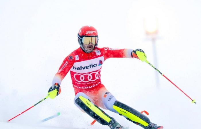 Slalom Wengen live: Is Loïc Meillard competing for victory?