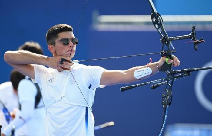 Thomas Chirault and Victoria Sebastian bronze medalists in Nîmes during the Indoor World Cup