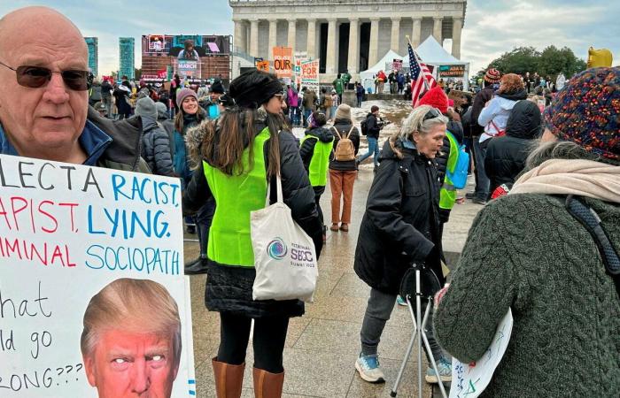 In Washington, the gloomy march of anti-Trump people – Le Point