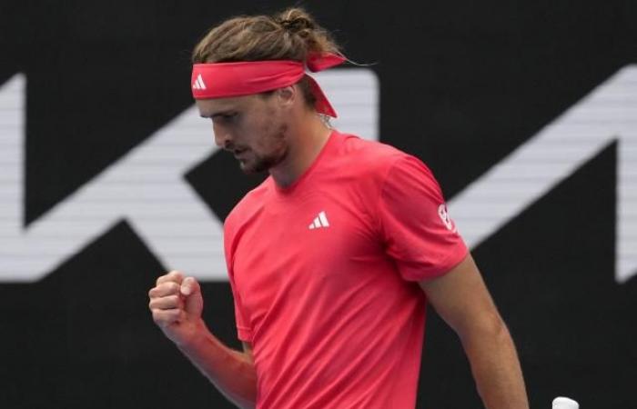 Ugo Humbert powerless against Alexander Zverev in the round of 16 at the Australian Open