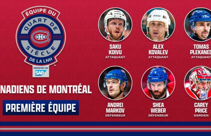 Montreal Canadiens Quarter-Century Teams