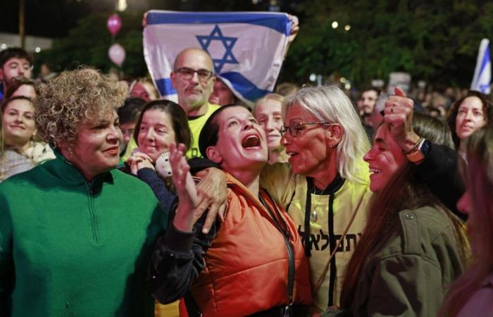 Cries and cries of joy in Tel Aviv after the release of hostages from Gaza