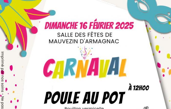 Mauvezin-d'Armagnac Carnival Sunday February 16, 2025