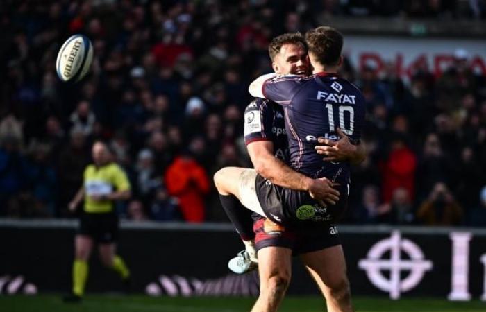 Large winner of the Sharks, Bordeaux-Bègles secures first place in its group in the Champions Cup