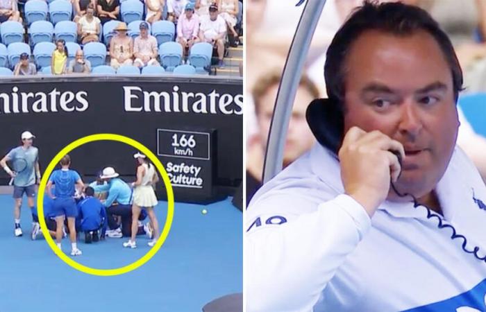 Spectator’s incredible act as play stopped due to distressing ball kid incident