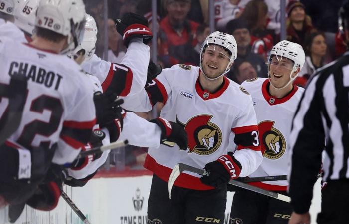 Sunday in the NHL | The Senators defeat the Devils 2-1 and overtake the Blue Jackets in the standings