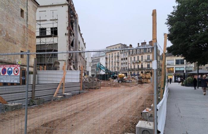 The old Pathé cinema is being demolished in Caen