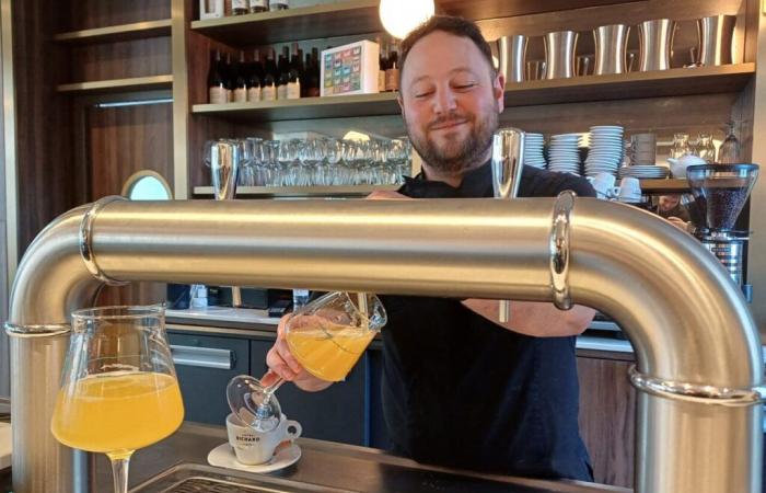 This former palace chef now serves his beers made in Oise in a prestigious restaurant