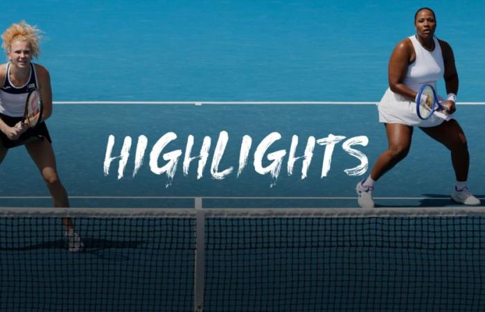 Siniakova / Townsend – Fernandez / Kichenok – Match highlights – Australian Open – Tennis Video