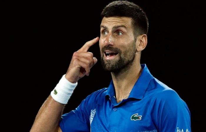 under the whistles, Djokovic conducts his interview on court after his victory (video)