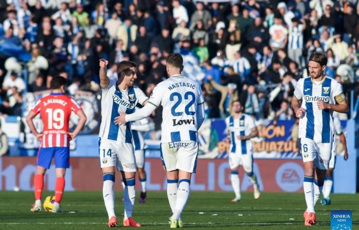 Atletico Madrid vs. CD Leganes-Xinhua