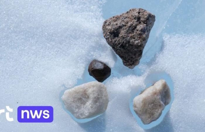 A team led by Belgian researchers collects 115 meteorites in Antarctica