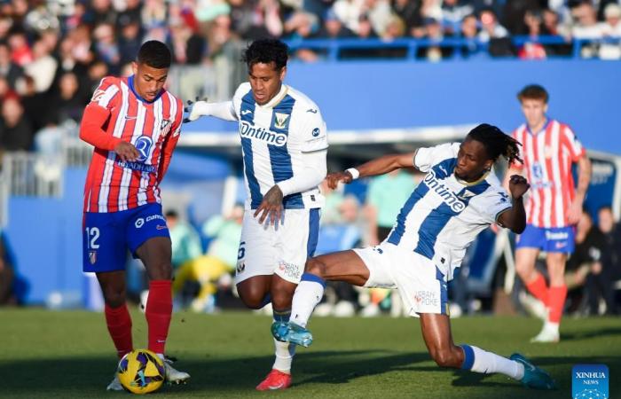 Atletico Madrid vs. CD Leganes-Xinhua