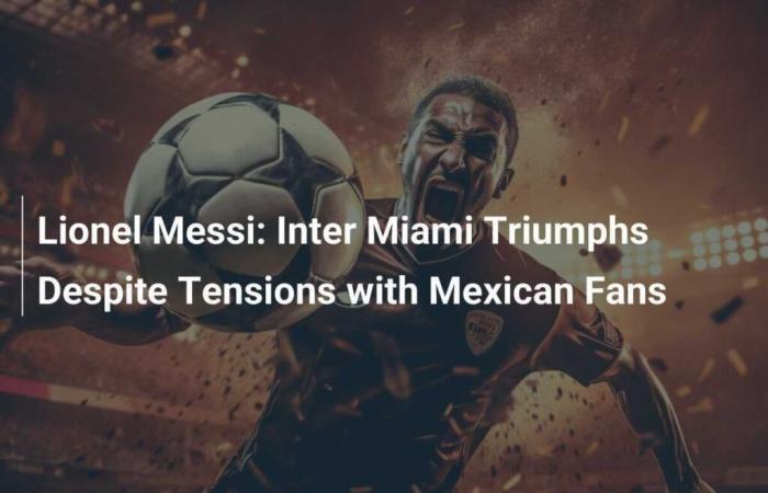 Lionel Messi: Inter Miami triumphs despite tensions with Mexican fans