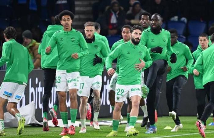 Djylian N'Guessan, 16, starts with Saint-Étienne to face Nantes in L1