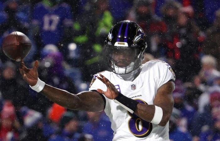 Bills convert Lamar Jackson’s second turnover into a touchdown, 14-7 lead