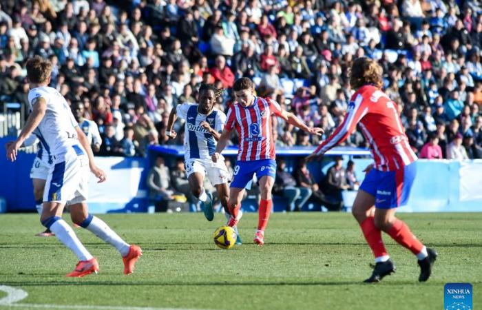 Atletico Madrid vs. CD Leganes-Xinhua