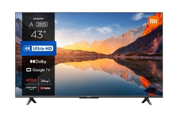 Good 4K TV deal: the Xiaomi TV A Pro 43” from 2025 at €299!