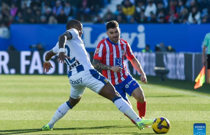 Atletico Madrid vs. CD Leganes-Xinhua