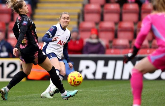 Women’s Super League round-up: Janina Leitzig’s own goal decisive as Tottenham Hotspur squeeze past Leicester City