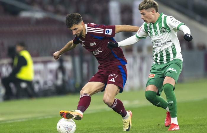 Servette starts laboriously, but finishes strong against Saint-Gall