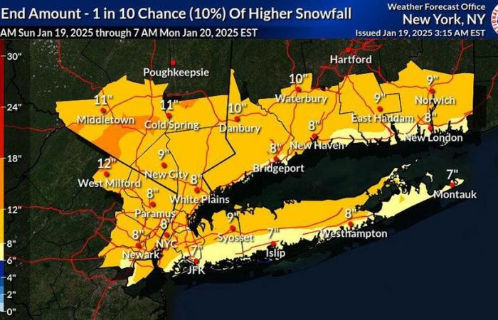 How much snow to expect in NY, NJ; Warning, state of emergency issued