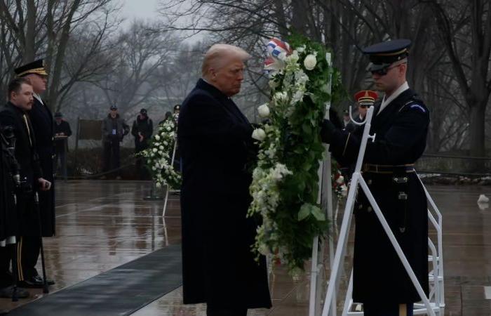 Video: Trump and Vance lay wreaths at the Tomb of the Unknown Soldier