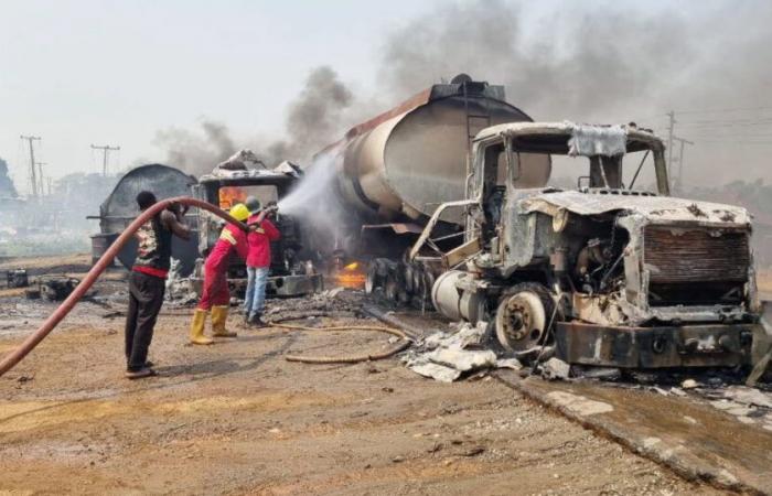 News item. Tanker truck explosion in Nigeria kills 86