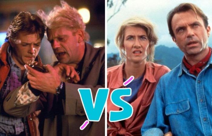 Which saga do you like the least between Back to the Future and Jurassic Park?