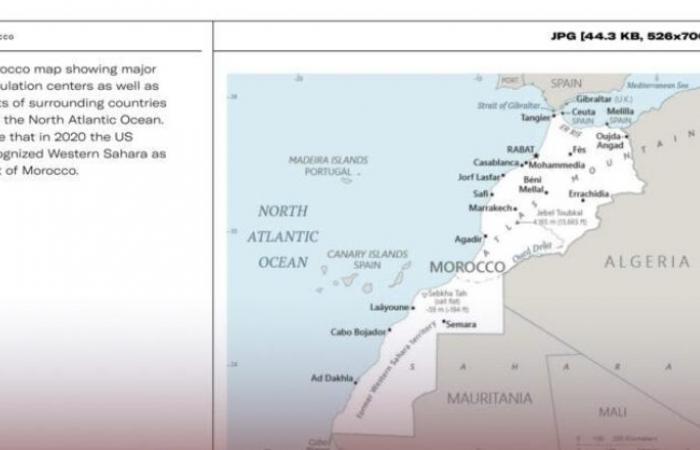 The “CIA” adopts the entire map of Morocco