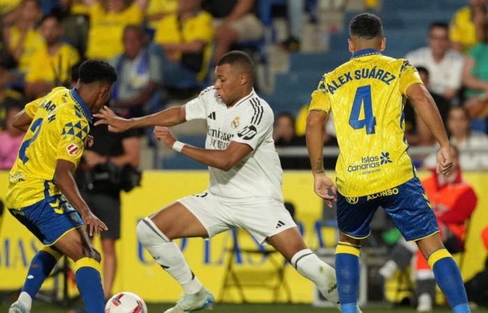 Live match between Real Madrid and Las Palmas in the Spanish League