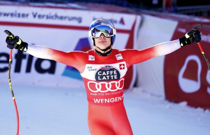 In Wengen, the Swiss downhillers score a new double thanks to Marco Odermatt and Franjo von Allmen