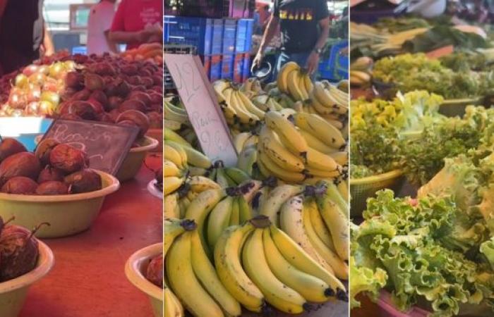 Market gardeners worried about the drought: rising prices on market stalls