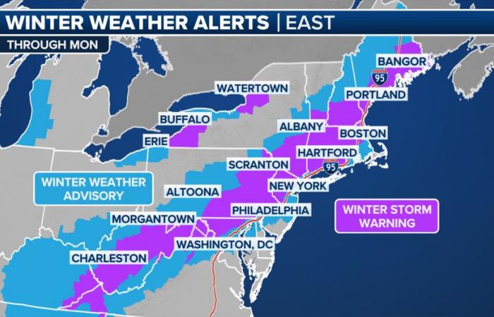 How much snow to expect in NY, NJ; Warning, state of emergency issued