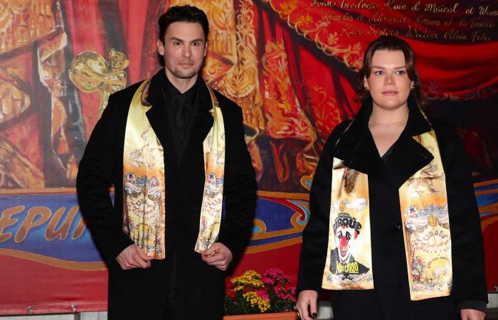 Baptiste Giabiconi joins Princess Stéphanie and Camille Gottlieb for a trip to the circus