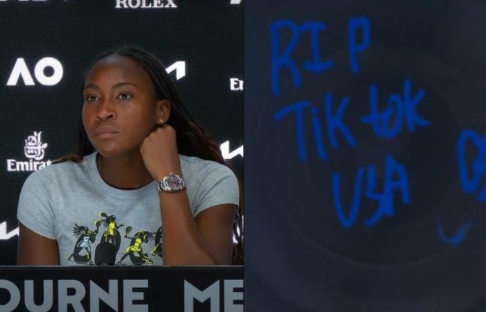 Tennis. Australian Open – Coco Gauff: “TikTok banned… it’s really sad”