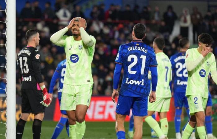 Coliseum curse strikes again as Getafe get away with a point vs lacklustre Barcelona