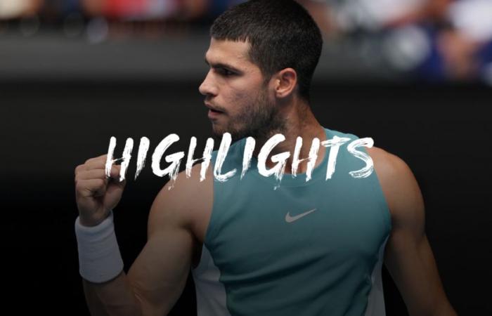 Carlos Alcaraz beats Jack Draper in the round of 16 of the Australian Open (7-5, 6-1, retirement): video summary – Video Tennis