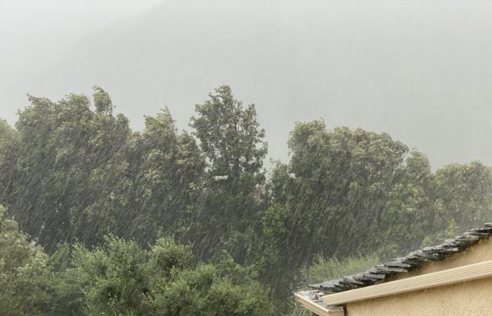 the Gabri depression less strong than expected, according to Météo-France